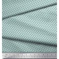 thumbnail image 2 of Soimoi Rayon Crepe Fabric Honeycomb Geometric Printed Fabric 1 Yard 46 Inch Wide, 2 of 2