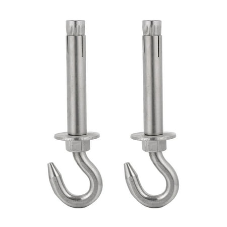 

2 Stainless Steel Cup Hooks for Hammock Hanging and Lifting