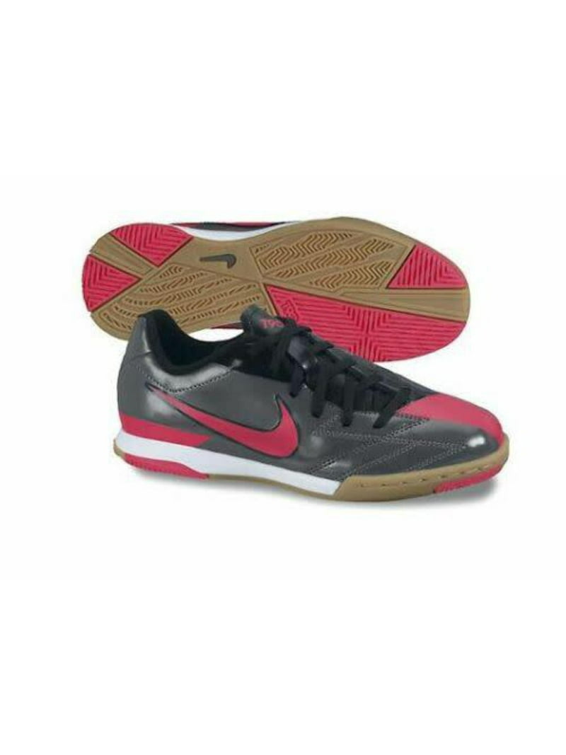 petrolero Tradicional mezcla Nike Total 90 Shoot IV IC Indoor Soccer Shoes -Black/Solar Red 4 -  Walmart.com