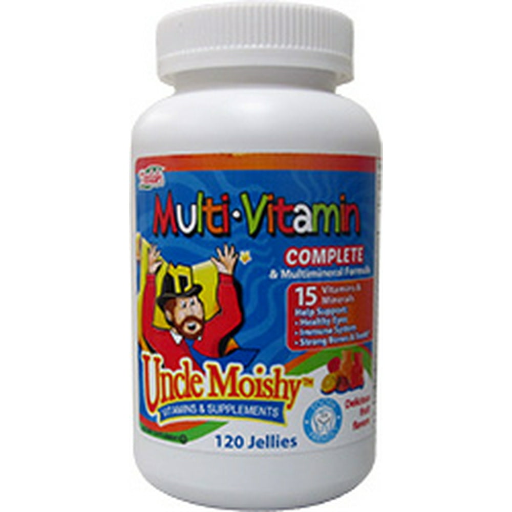 Uncle Moishy Kosher Childrens Multi Vitamin & Mineral Complete Formula