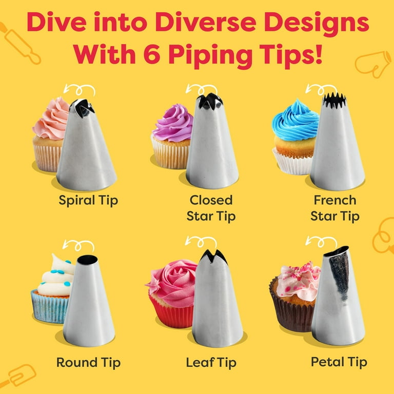 Chart French Piping Tips Piping Nozzles Wilton 1m Tip Ateco