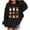 Black A5, variant on Edvintorg Sweatshirt for Girls Halloween Printed Long Sleeve Crew Neck Loose Casual Pullover Top Girls Clothing Size 1-13