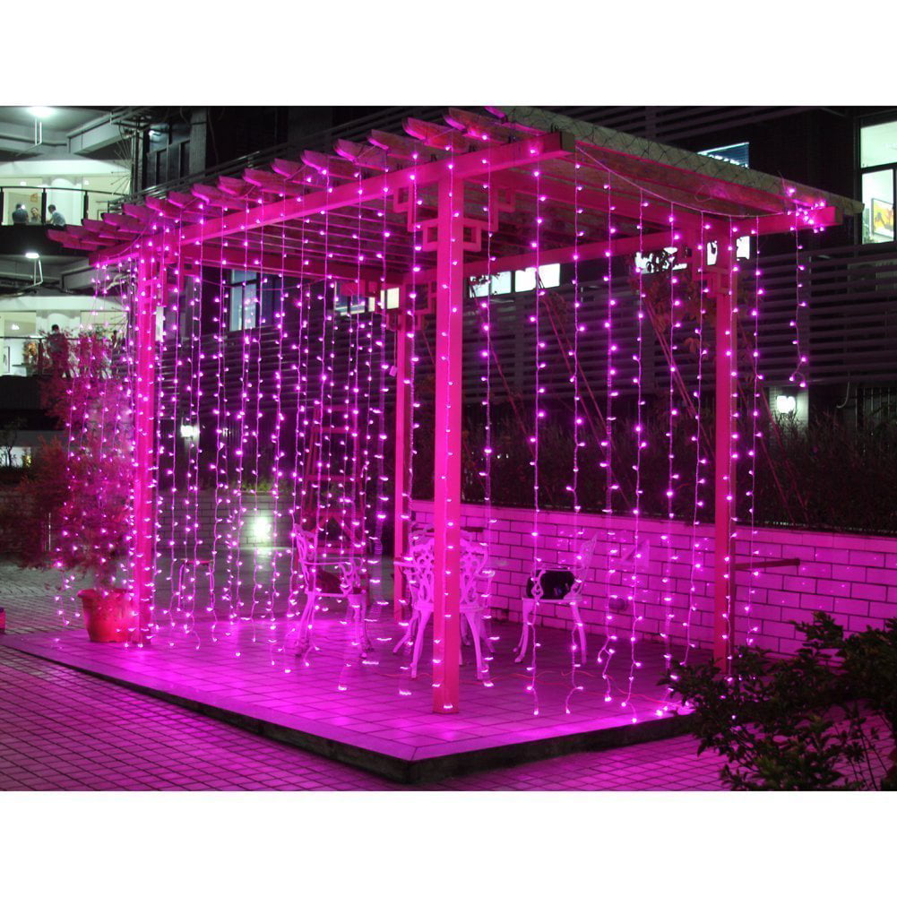 300 Led Curtain Fairy Lights Wedding Indoor Outdoor Christmas Garden Party Bs 