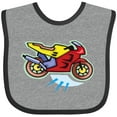 thumbnail image 3 of Inktastic Crotch Rocket Motorcycle Boys or Girls Baby Bib, 3 of 4