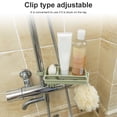 thumbnail image 2 of Drain Rack Sink Rack Soap Sponge Drain Shelf Storage Basket Bag Holder Adjustable Bathroom Holder Sink Kitchen Accessorie Green, 2 of 9