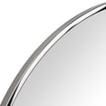 thumbnail image 6 of TEHOME Round Polised Nickel 30 inch, Silver Circle Wall Mirror, Metal Frame Modern Round Mirror for Vanity & Entrway, 6 of 10
