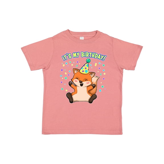 Inktastic It's My Birthday- Cute Fox Boys or Girls Toddler T-Shirt