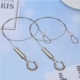 thumbnail image 4 of Miangastore Ceiling Wire Hanger Carbon Steel Round For Lighting Setup 2Set 59In x 0.06In, 4 of 8