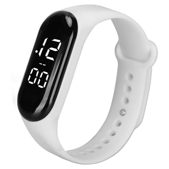 Reloj electrónico con pantalla táctil LED, pulsera de goma, reloj deportivo digital para niños, niñas, hombres y mujeres