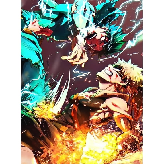 Paint by Numbers for Adults -My Hero Academia - Drawing Paintwork DIY Paint by Number Kits Art Crafts for Home Wall Decor 16"x20"