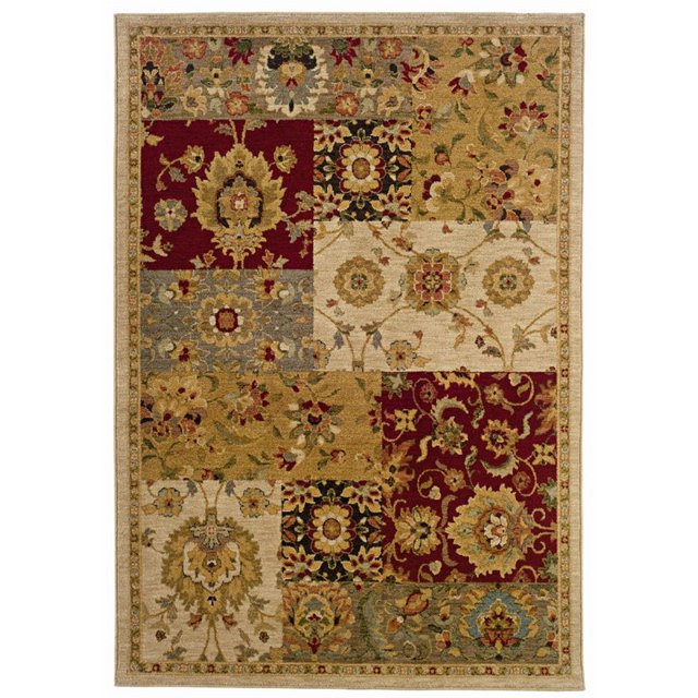 Oriental Weavers Infinity 9'10" x 12'9" Machine Woven Rug in Beige