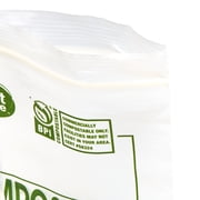 (2 pack) Great Value 25% Plant-Based Compostable Quart Bags, 25 Count