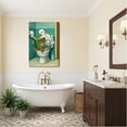 thumbnail image 4 of "Pooping on People" Seagull Canvas Wall Art, Funny Bathroom Humor Poster, Whimsical Toilet Decor for Guest Bath, Powder Room & Modern Home, 4 of 7