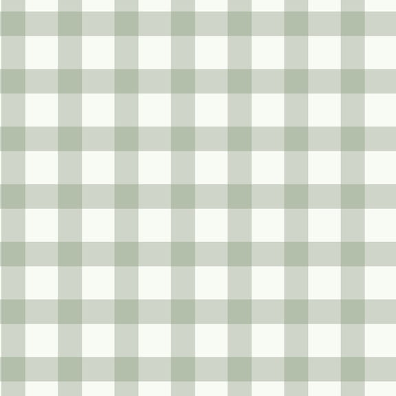 Fine Decor Belen Sage Gingham Wallpaper
