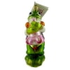 Holiday Ornament FROG MUSICIAN Glass Abigail Musical Music V24142AC