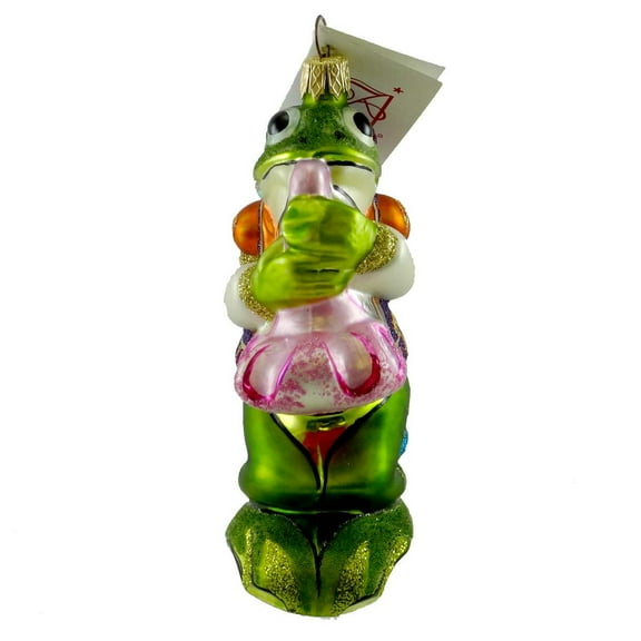 4.50In Frog Musician, Glass, Ornament Abigail Musical Music V24142ac