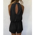 thumbnail image 1 of Mono Corto De Verano, Mameluco De Verano De Mujer Con Espalda Abierta De Algodón Para Vacaciones ANGGREK Otros, 1 of 7