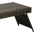 thumbnail image 6 of Portable Folding Wicker Table, brown, 6 of 6