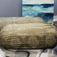 thumbnail image 2 of Natural Geo Gold/Beige Gao Takiya Bolster Pillow (Set of 2), 2 of 4