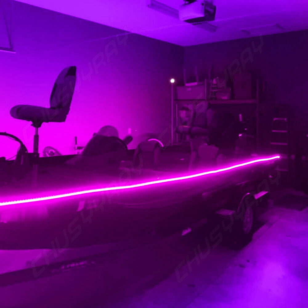 Purple UV Ultraviolet LED Strip Light 3528 SMD 5m 16.4ft Waterproof Boat Car Blacklight