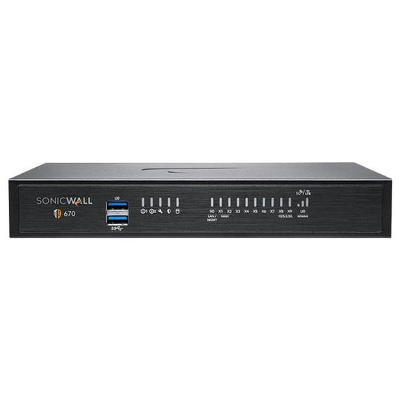 SonicWall TZ670 Network Security Appliance 02-SSC-2837
