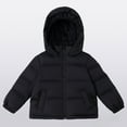 thumbnail image 2 of Staki Toddler Baby Boy Little Cute Bear Hoodie Jacket Fuzzy Winter Warm Sweatshirt Coat Boys Coat 3T,4T,5T,6Y,7Y,8Y(Black,5-6 Years), 2 of 8