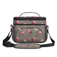thumbnail image 2 of Lunch Box Pioneer Flower Floral Print Pattern Insulated Lunch Bag for Women Men,Medium Leakproof Lunchbox Cooler Bag Adjustable Strap,10 X 6.7 X 8 Inches, 2 of 6