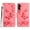 Pink, variant on Allytech Galaxy A17 5G Wallet Case, PU Leather Butterfly Embossed Flip Folio Stand Protective Shockproof Cards Holder Hand Wrist Bumper Phone Case Cover for Samsung Galaxy A17 5G - Purple