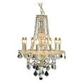 thumbnail image 2 of V7898D21G/RC-Elegant Lighting-Giselle - Eight Light Chandelier  Gold Finish, 2 of 2