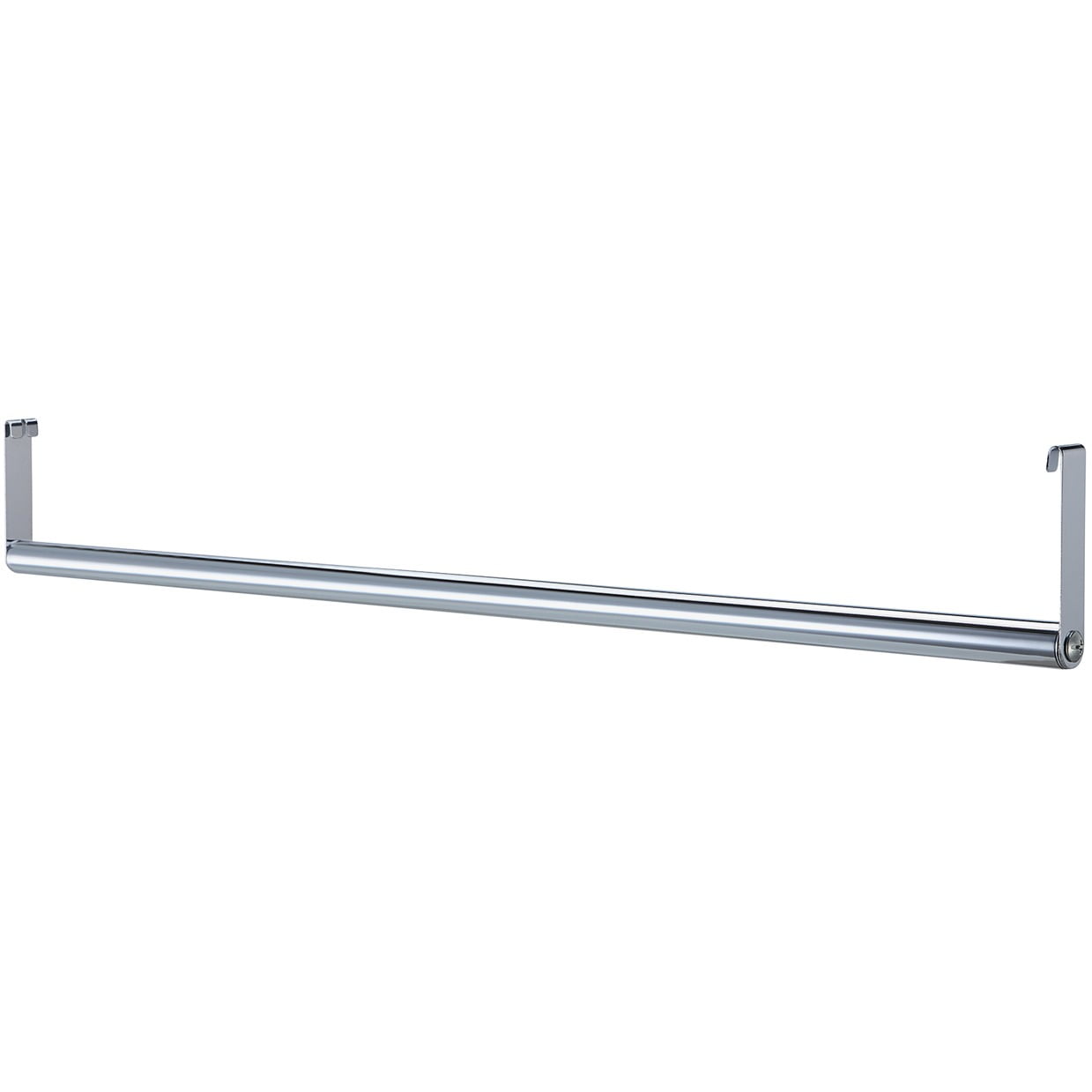 Lorell, LLR69877, Industrial Wire Shelving Garment Hanger Bar, 1 Each
