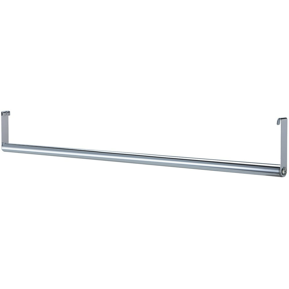 Lorell, LLR69877, Industrial Wire Shelving Garment Hanger Bar, 1 Each