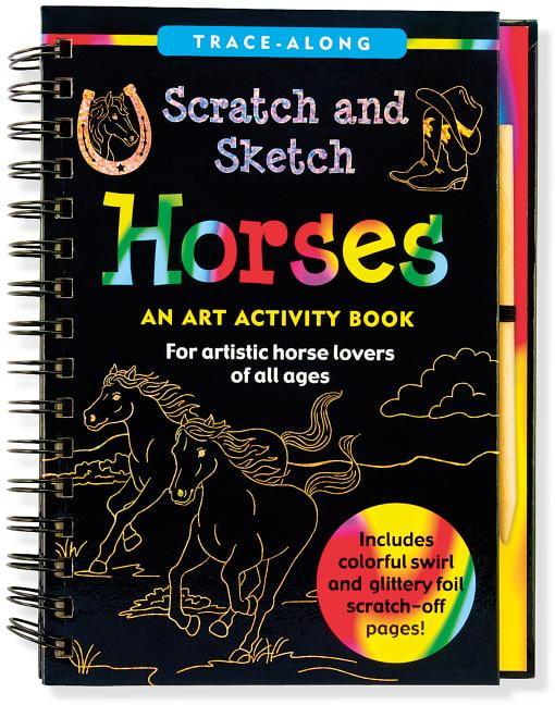 Scratch & Sketch Horses (TraceAlong) An Art Activity Book for