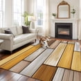 thumbnail image 2 of Large Area Rugs for Living Room Bedroom, Brown Yellow Vintage 8'x10' Rug Washable Carpet Runner Indoor Outdoor, Retro Farmhouse Elegant Pastoral Non Slip Floor Mats Rug for Kitchen, Patio, 2 of 8
