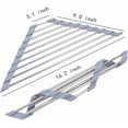 thumbnail image 2 of Roll up Drying Rack for Sink Corner (Gray), 2 of 7