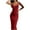 Red, variant on Tauxra Wrap Skirt for Women with Adjustable Straps, Beach Cover Up Skirt, Casual Hollow Out Strap Skirt for Summer