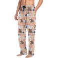 thumbnail image 5 of Top-kevin Cows Seamless Hand Drawn Watercolor Pajama Pants for Men Men's Pajama Pants Mens Pajama Bottoms with Drawstring, 5 of 13