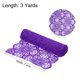 thumbnail image 2 of Cinta de Encaje 3 Yardas 7 Pulgadas Cinta de Flor de Encaje para Bricolaje, Envoltorios de Regalos, Diademas, Bodas, Púrpura, 2 of 6