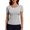 Grey, variant on Womens Workout Shirt Short Sleeve Basic Activewear Tops Double Lined Tennis Shirt Summer Casual