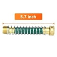 thumbnail image 3 of 2 Pcs Garden Hose Extension Adapter Kink Protector With Coil Spring Eliminate Hose Crimping Water Connection, 3 of 8