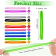 thumbnail image 3 of CD3-3 Inch Colored Thick Heavy Duty 24 Pcs Colorful Fat Silicone Elastic Strong Rubber Bands for Gifts Packing Office Wallet Card Notebooks*3, 3 of 7