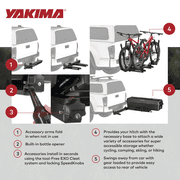 Yakima EXO SwingBase Hitch Base Rack System - 2 Inch Swing Away Hitch Mount