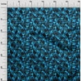 thumbnail image 3 of oneOone Rayon Medium Blue Fabric Geometric Diy Clothing Quilting Fabric Print Fabric By Yard 56 Inch Wide, 3 of 4