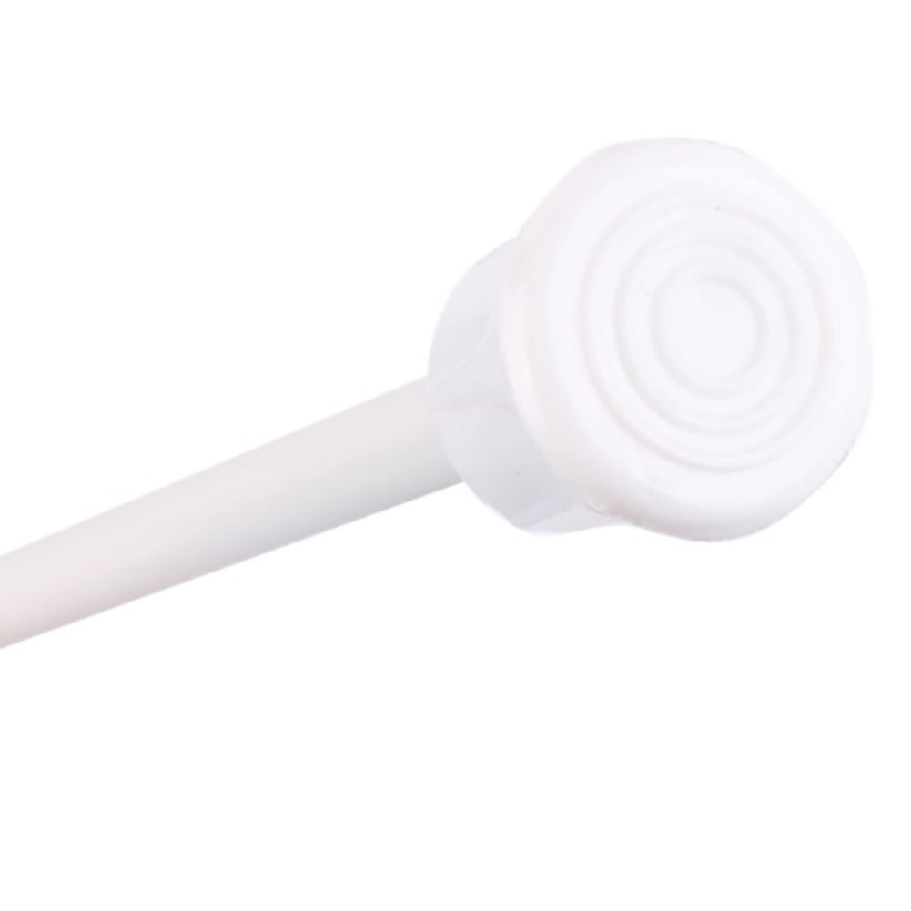 Shower Curtain Rod, 23-43 inch Adjustable Shower Curtain Rod Tension,Anti-Slip, No Drilling, No Rust, Never Collapse, for Bathroom Living Room, Easy to use