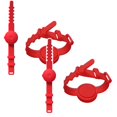 thumbnail image 1 of Oleegame 2PC Hand Sanitizer Dispensing Portable Bracelet Wristband Hand Dispenser 10ML Red, 1 of 3