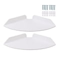 thumbnail image 2 of Floating Corner Shelves, Easy Installation, Large Space For Storage, Acrylic Material, Versatile For Bedroom, Living Room, Bathroom, 2 of 8