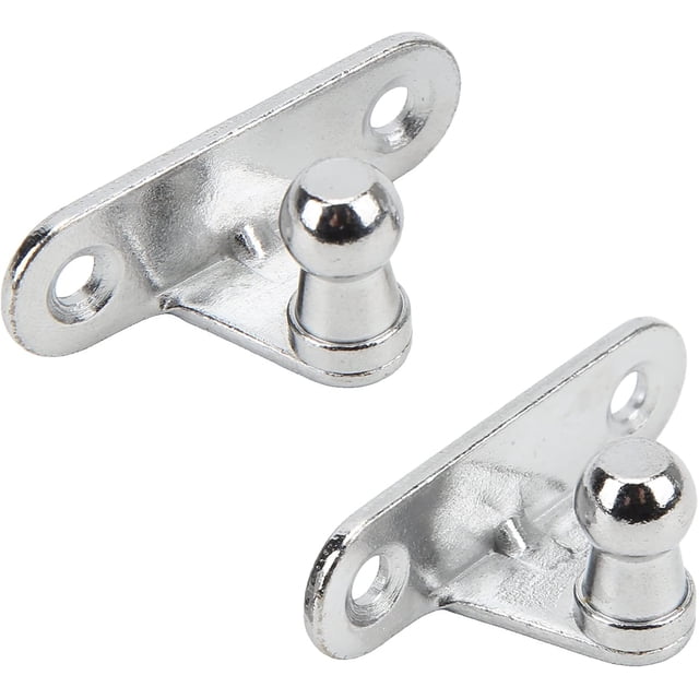 Gas Strut Mounting Bracket 2pcs Gas Strut Mounting Bracket 10mm Ball Stud Metal Multi Fit for Engine Trunk Gas Strut Mounting Brackets Suspension Strut Bumper Bump Stop