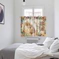 thumbnail image 3 of Happy Easter Bunny Kitchen Curtains Window Panels, Eggs Spring Flowers Retro Pastoral Plants Insulated Window Treatment Curtain, Grommet Curtains for Bedroom/Living Room/Bathroom, 2 Piece 52"Wx63"L, 3 of 8