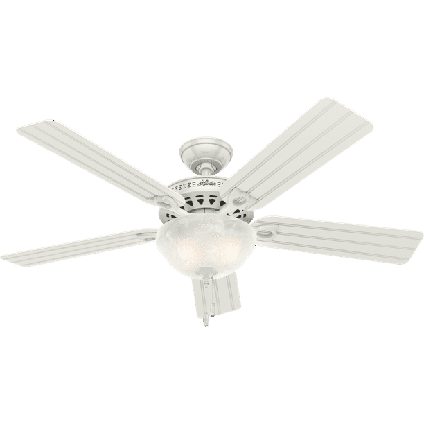 Hunter 52 Beachcomber White Ceiling Fan With Light Kit And Pull Chain Com Hunter 52 Beachcomber White Ceiling, Beach Style Ceiling Fans With Light