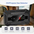 thumbnail image 2 of Detector de Monóxido de Carbono y Gas Propano para Vehículos Recreativos, Alarma Dual de Gas LP/CO con Luces Indicadoras LCD Independientes, Alarma de 85 DB, 2 of 5