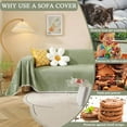 thumbnail image 4 of Couch Cover Green Sofa Covers L Shape Sage Couch Cushion Cover Dog Furniture Protector Soft Thick Slip Covers for Sofas/Couches Cover Cover for Dogs Kids Sofa Cover, 71" X118", 4 of 6